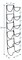 Sorbus Metal Wall Mounted Bathroom Towel Rack - Organizer for Towels, Washcloths, Hand Towels, Linens, Ideal for Bathroom, Spa, Salon